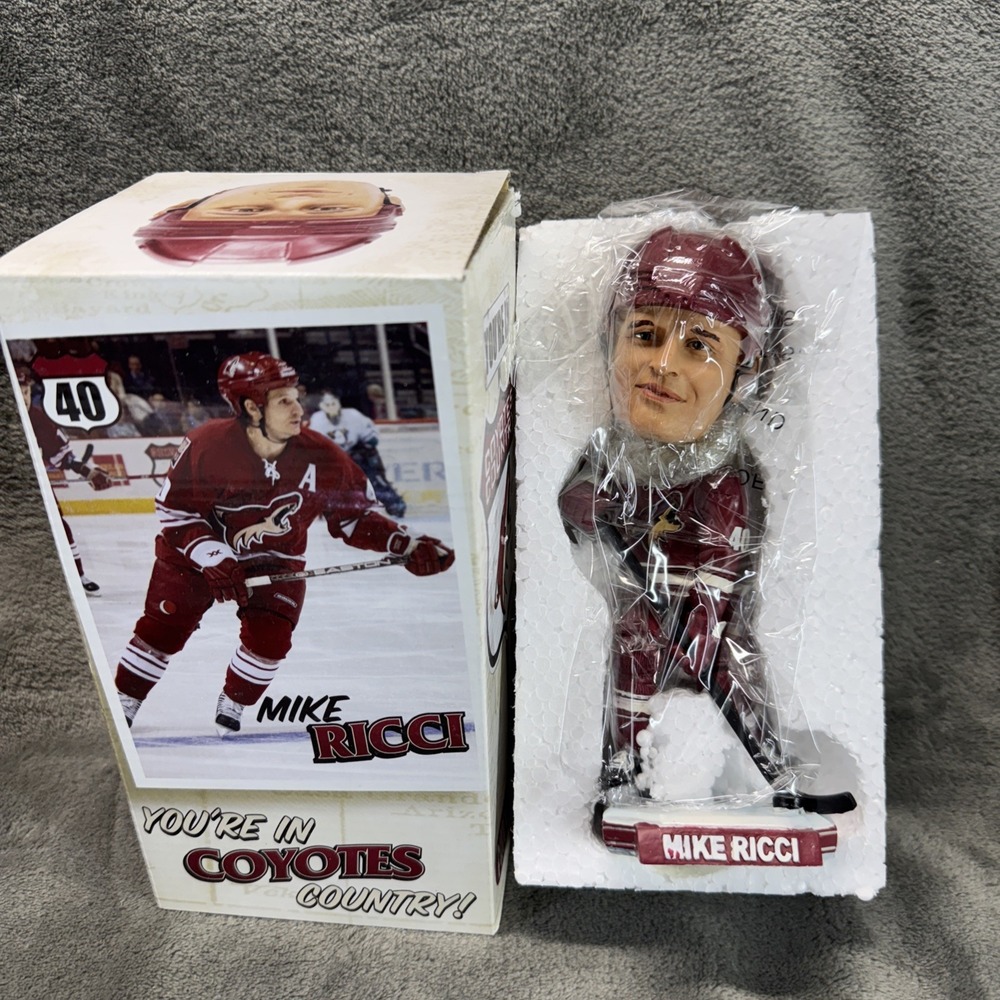 Mike Ricci Phoenix Coyotes Bobble Head 2006 NHL NIB
